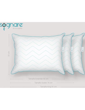 Almohada Sognare Fussion firmeza media