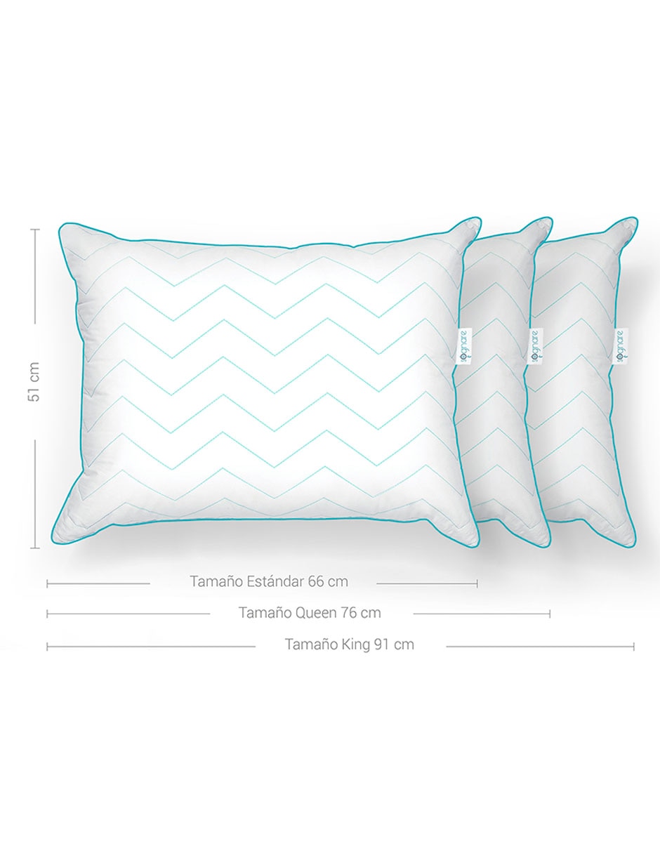 Almohada Fussion firmeza media 21