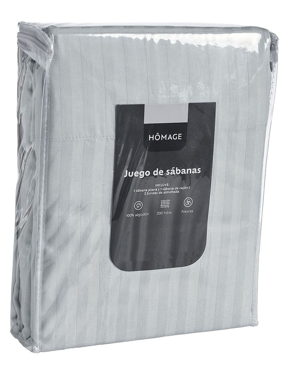JGO SABANAS HOMAGE JGSLCH20, MAT, GRIS
