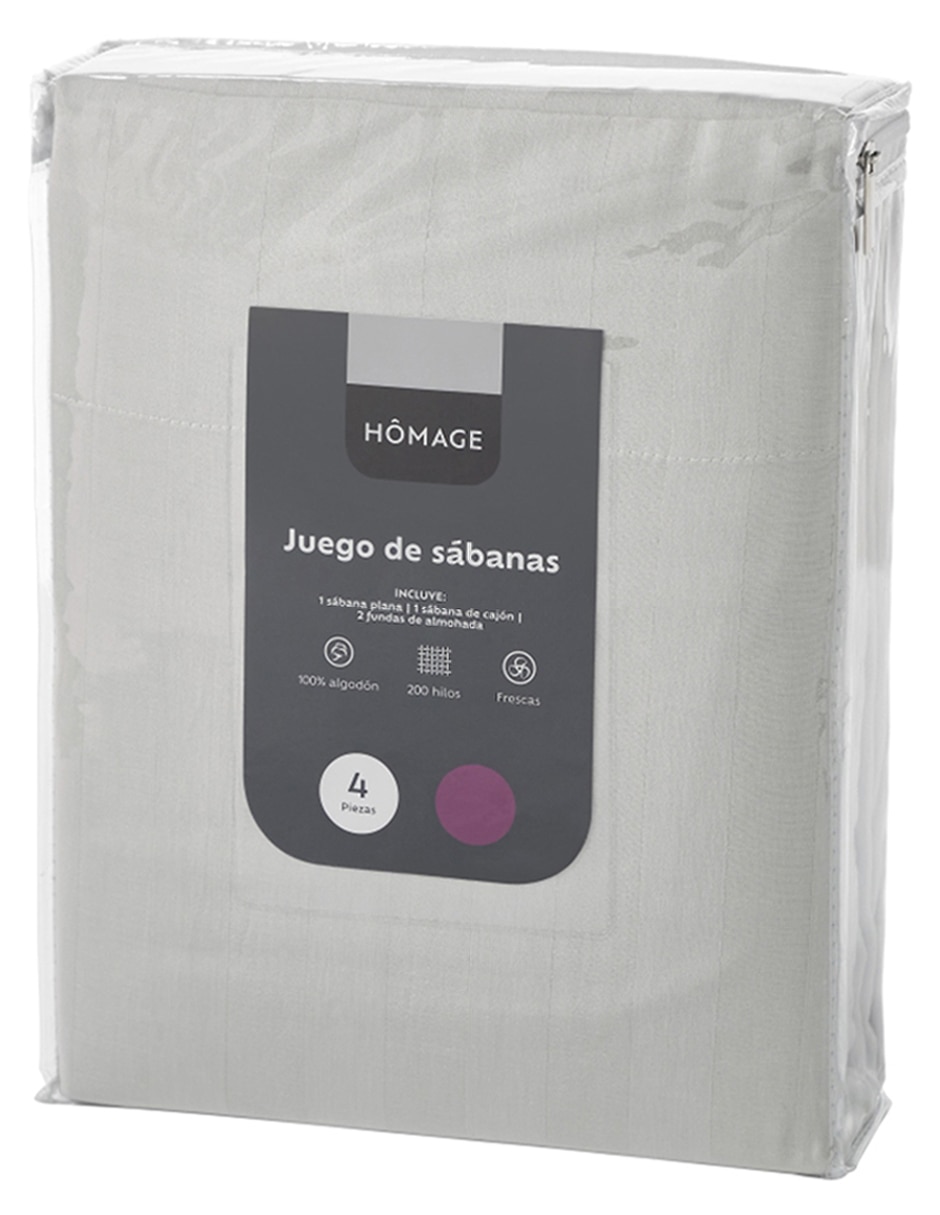JGO SABANAS HOMAGE JSLCH200H, KS, GRIS