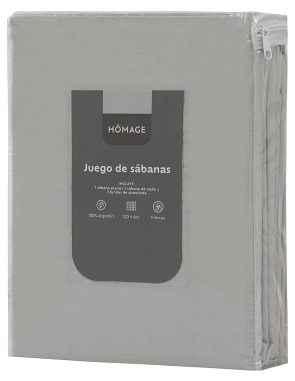 JGO SABANAS HOMAGE JSLAC12O, MAT, GRIS