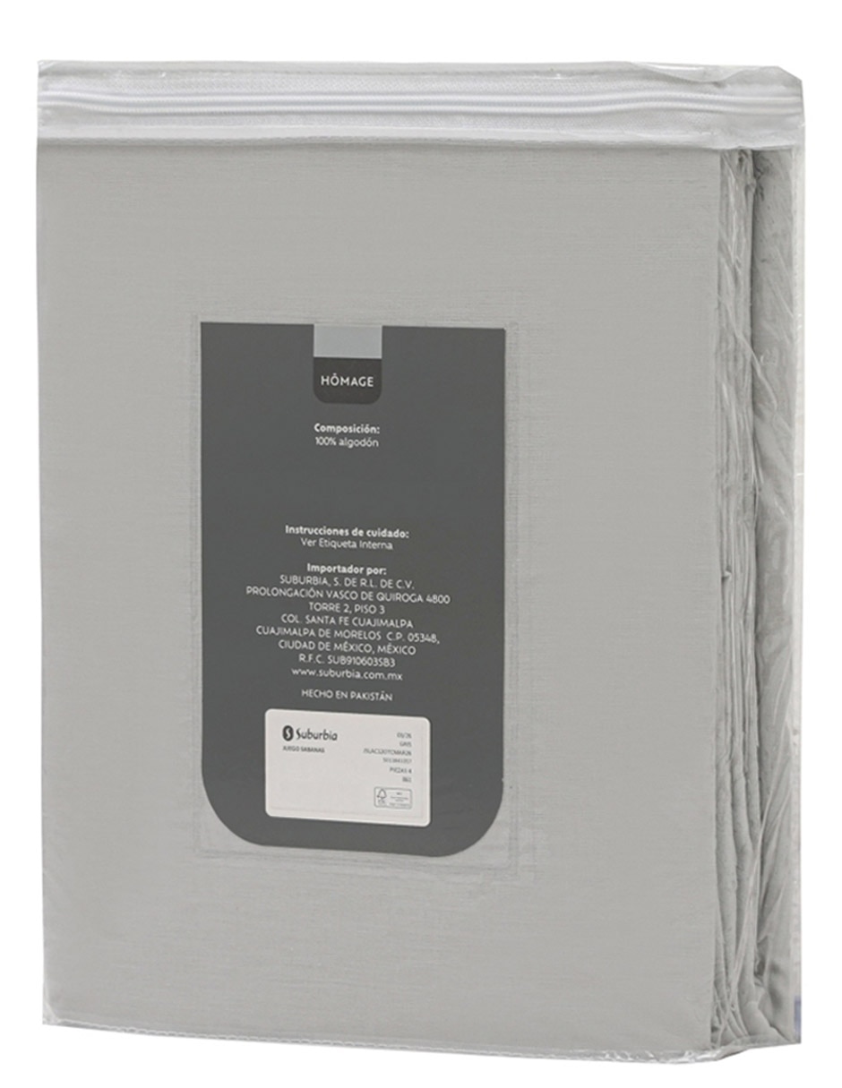 JGO SABANAS HOMAGE JSLAC12O, MAT, GRIS